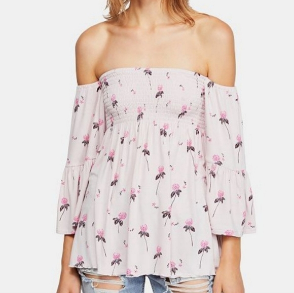 NEW! Free People Lana Off the Shoulder Tunic - Picture 2 of 9